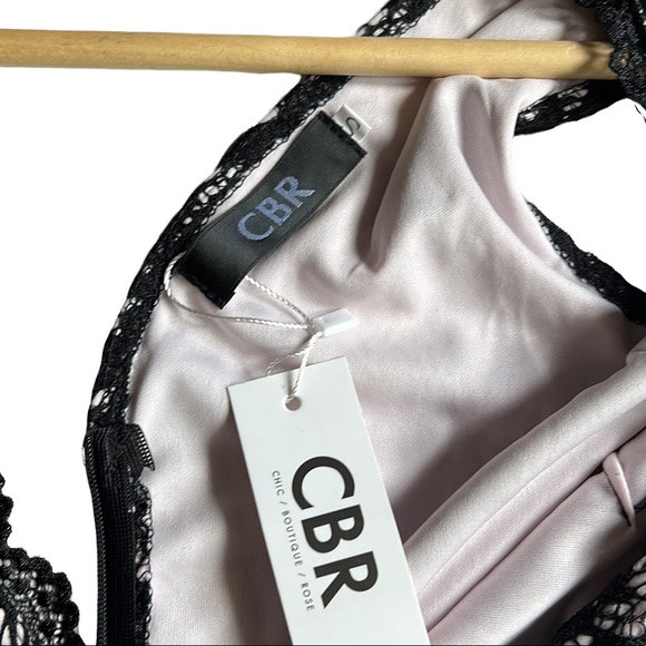 CBR Black Lace Lined Bodycon Dress New Size Small - Picture 8 of 8